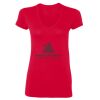 Ladies' SoftStyle® 4.5 oz. Fitted V-Neck T-Shirt Thumbnail